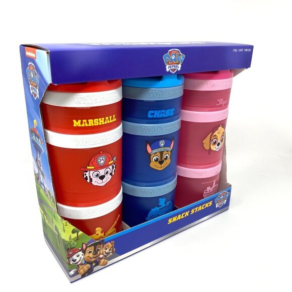 Whiskware Bluey Or Paw Patrol Snack Containers On The Go Kids Toddler Twist Lock - Picture 3 of 14